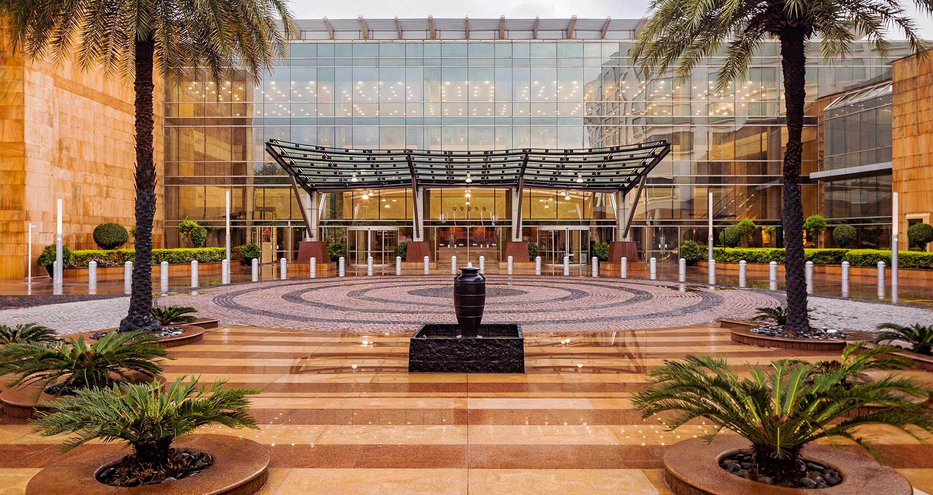 Hyderabad International Convention Centre — entrance